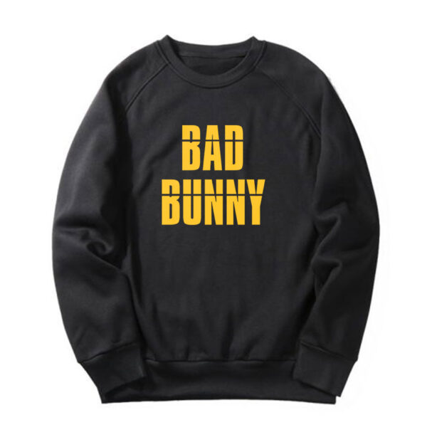 Bad Bunny El Ultimo Tour Del Mundo Merch Black Sweatshirt